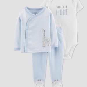 Baby boy welcome home set